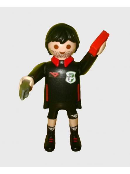 Playmobil con uniforme de arbitro de fútbol de la federación andaluza hombre