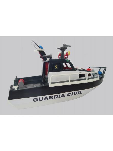 Patrullera Barco Playmobil personalizada con los distintivos del Servicio Marítimo de la Guardia Civil [2]