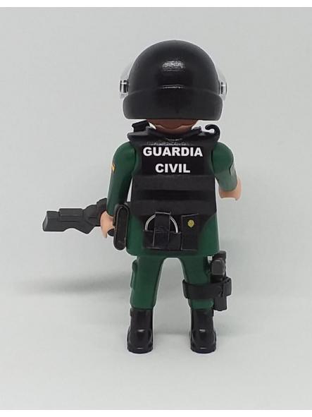 Playmobil personalizado Guardia Civil con uniforme de la Unidad Especial de Intervención UEI hombre [1]