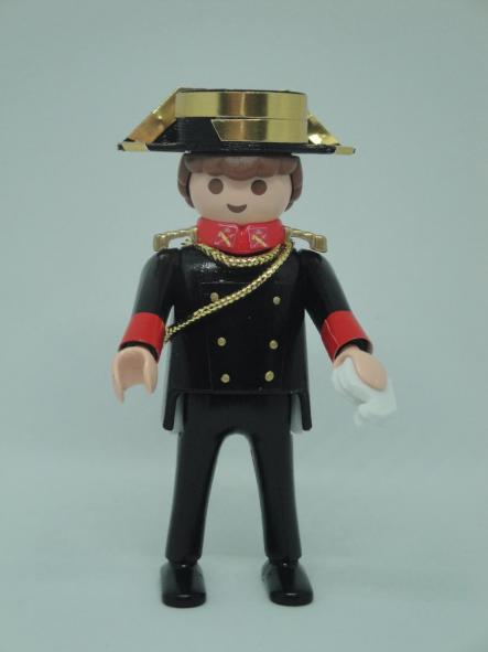 Playmobil personalizado Guardia Civil uniforme de gala con tricornio hombre