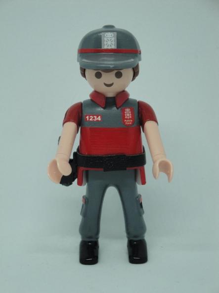 Playmobil personalizado con uniforme de la Policía Foral de Navarra hombre