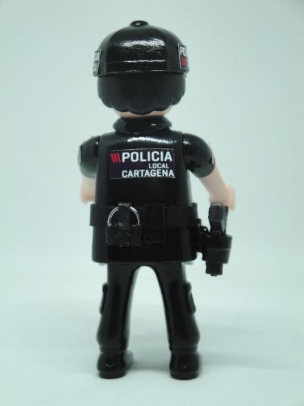 Playmobil personalizado Policía Local de Cartagena Región de Murcia hombre [1]