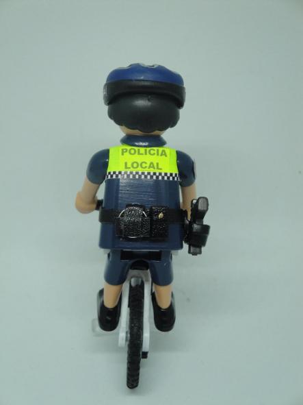 Playmobil personalizado Policía Local Vitoria Gasteiz patrulla con bicicleta elige hombre o mujer [1]