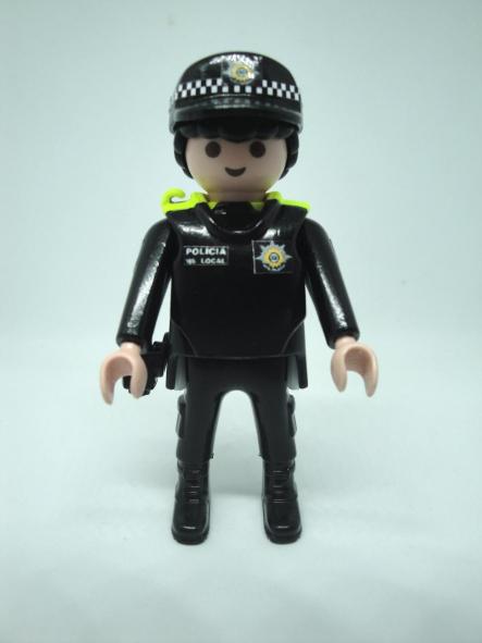 Playmobil personalizado con uniforme de la Policía Local de Vitoria hombre