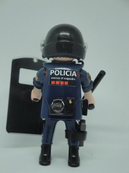 Playmobil personalizado Mossos d´Esquadra BRIMO Brigada Mobil Policía de Cataluña mujer  [1]