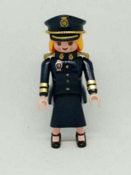Playmobil personalizado Policía Nacional CNP uniforme gran gala con falda mujer [0]