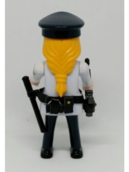 Playmobil personalizado Policía nacional CNP uniforme 1990 2012 mujer [1]