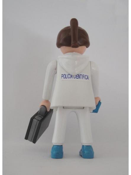 Playmobil personalizado Policía Científica de la Policía Nacional CNP mujer [1]