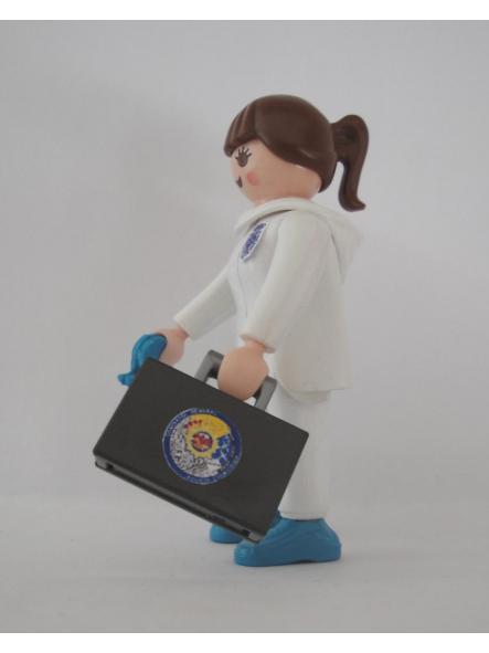 Playmobil personalizado Policía Científica de la Policía Nacional CNP mujer [2]