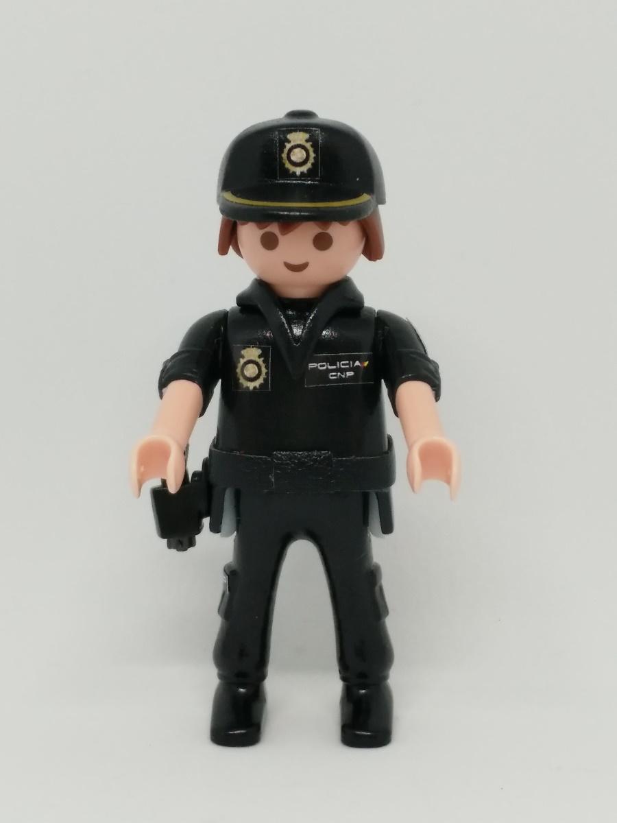 Playmobil personalizado Policía Nacional CNP uniforme seguridad ciudadana hombre