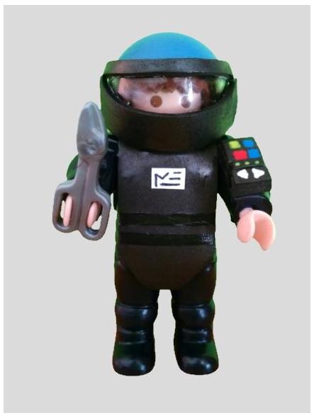 Playmobil personalizado Policía nacional CNP Tedax  Grupo especial de desactivación de explosivos hombre