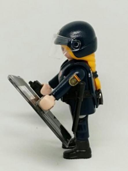 Playmobil personalizado Policía Nacional CNP Unidad de Intervención Policial UIP mujer [3]