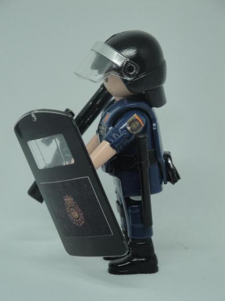 Playmobil personalizado uniforme UIP antidisturbios unidad de intervención Policía nacional CNP hombre  [2]
