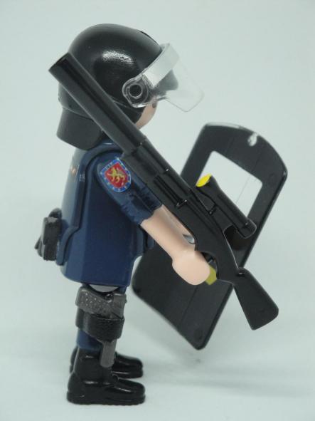 Playmobil personalizado uniforme UIP antidisturbios unidad de intervención Policía nacional CNP hombre  [3]