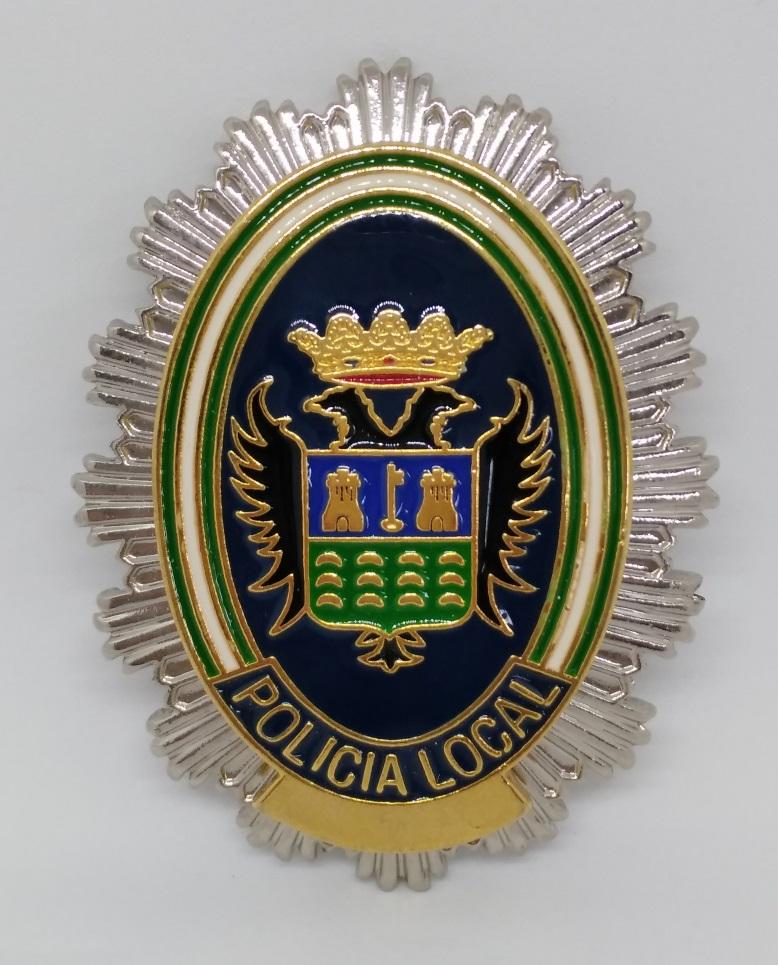 PLACA DE PECHO DE LA POLICÍA LOCAL DE PULPÍ