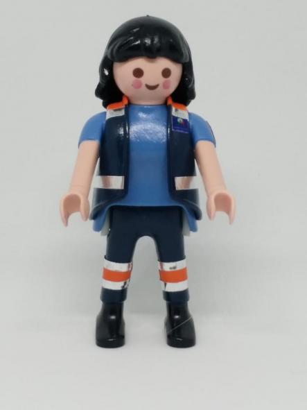 Playmobil personalizado uniforme Técnico Sanitaria Ambulancias Quevedo mujer [0]