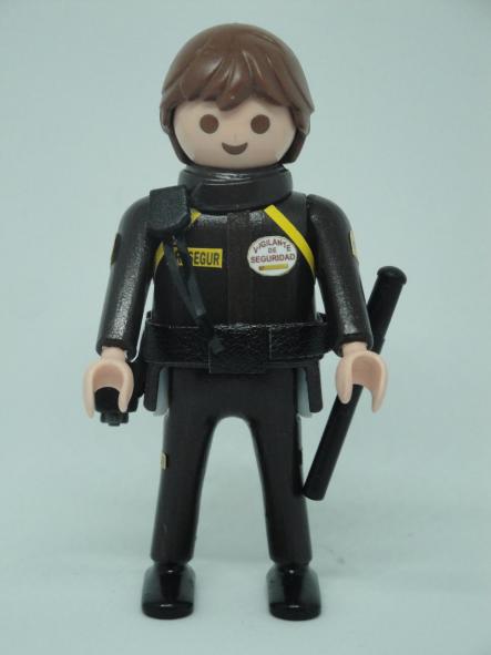 Playmobil Vigilante de Seguridad personalizado con el uniforme de la Compañía Prosegur hombre