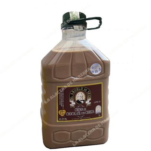 Licor Crema de Chocolate con Cerezas Artesanal "Del Abuelo de Vega" [0]