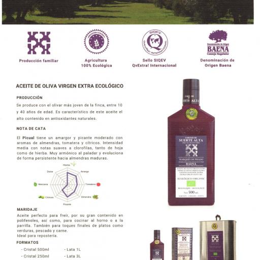 ACEITE DE OLIVA CORTIJO DE SUERTE ALTA - PICUAL EN ENVERO 500ML [1]