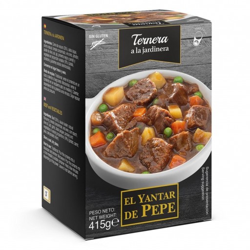 TERNERA A LA JARDINERA EL YANTAR DE PEPE 430G [0]
