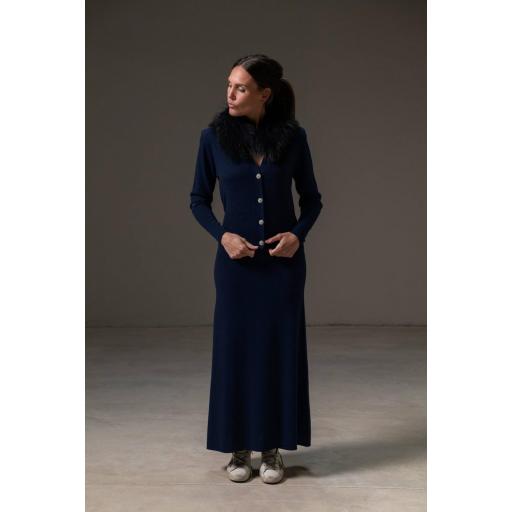 Cardigan joya cashmere navy