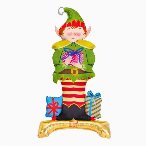 Globo con Base Foil Elfo Mágico (Sin Helio) [0]