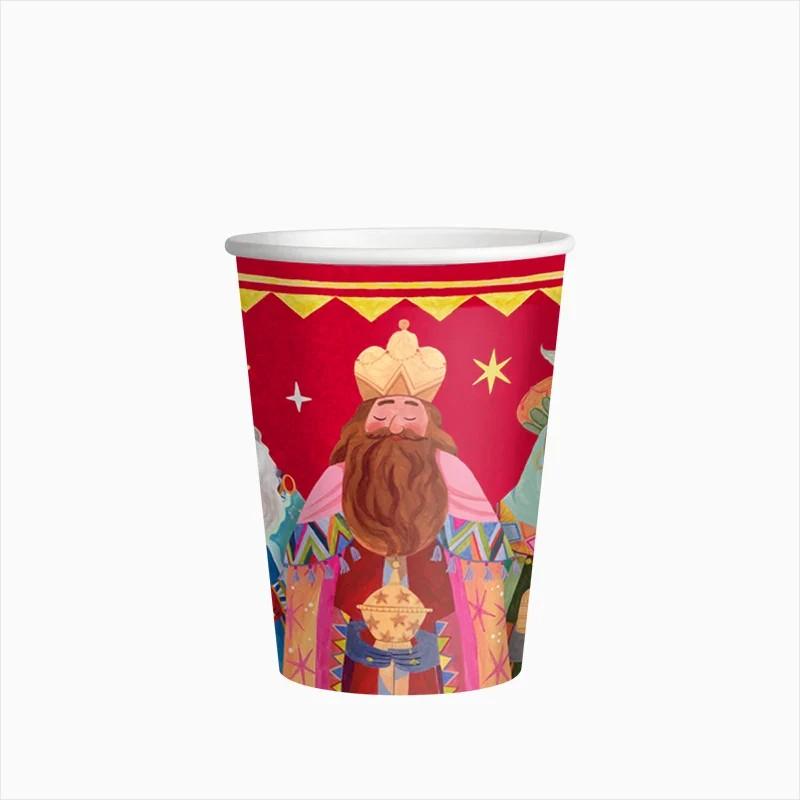 Vaso Cartón 270 cc Noche de Reyes Magos