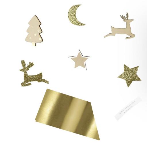 Crackers de iconos navideños de fieltro y brillo [1]
