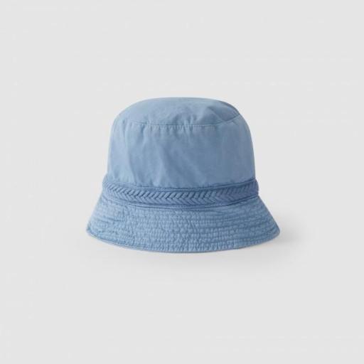 Sombrero reversible azul