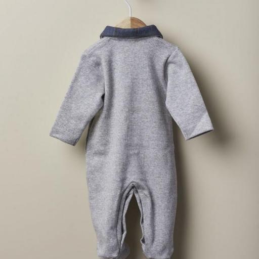 Pijama gris algodón [1]