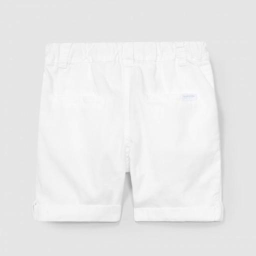 Pantalón corto con cuatro bolsillos blanco [1]