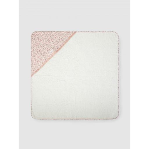 Toalla de baño estampada rosa [1]