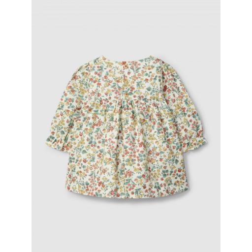 Vestido flores con smocks [1]