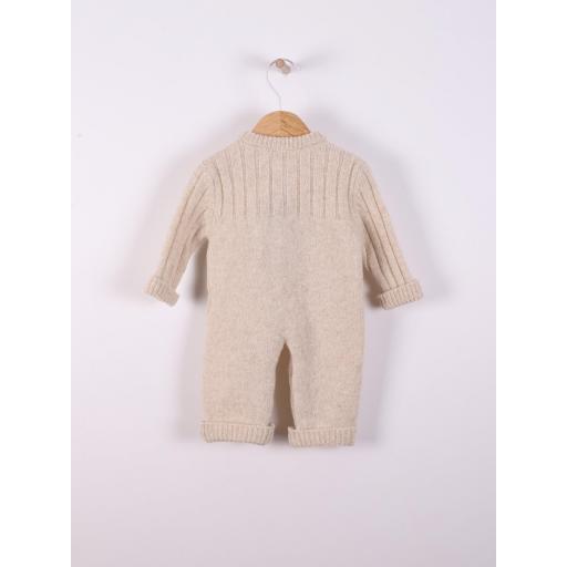 Pelele tejido en lana merino en beige [2]