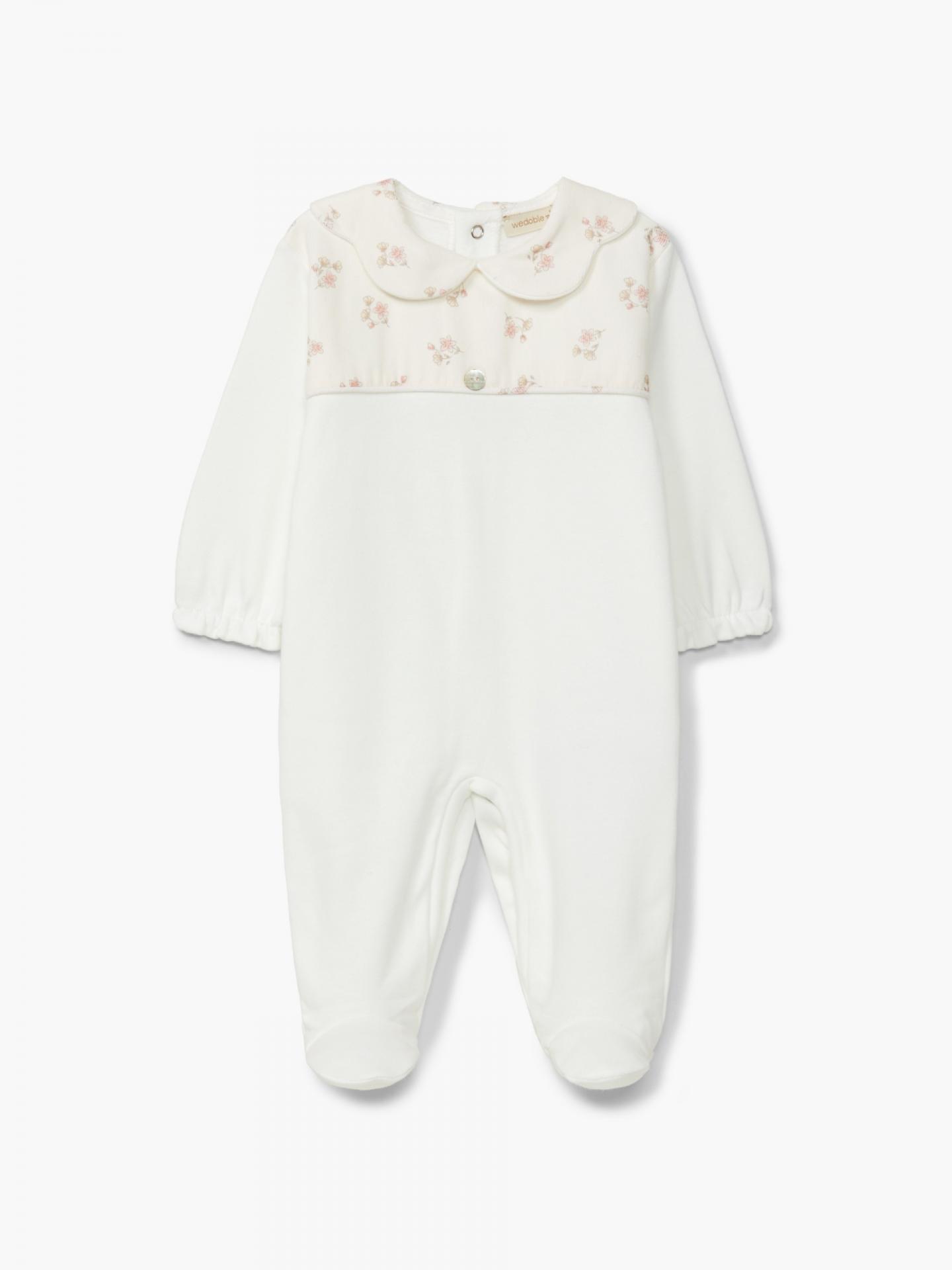 Pijama enterizo de algodón para bebé