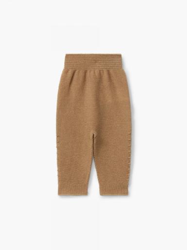 Pantalones/polainas de punto en mezcla de lana y cachemir camel  SERENITY [0]