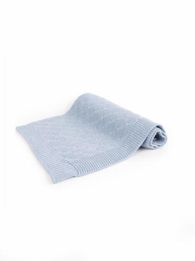 Manta tejida en lana merino