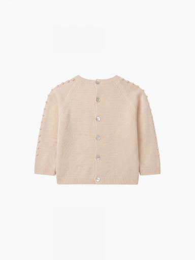 Jersey de punto de mezcla de lana y cachemir beige  SERENITY [1]