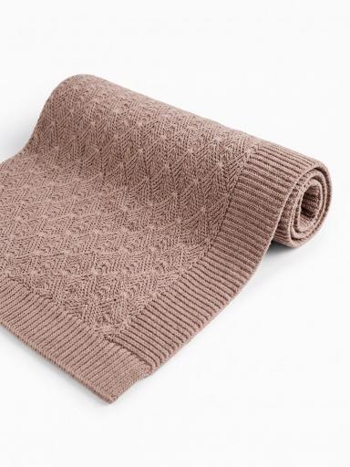 Manta tejida en lana merino  [1]