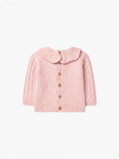 Jersey de punto de lana merino rosa [1]