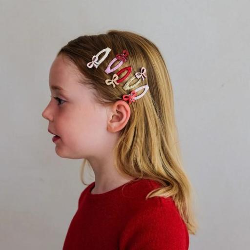 Horquillas para el pelo con forma de lazo adorable [1]