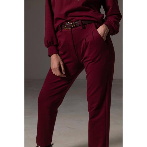 Pantalón cotton jogger burgundy [1]