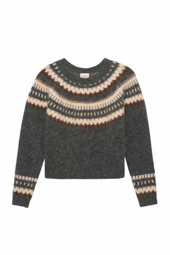 Jersey Madisson jacquard gris [0]