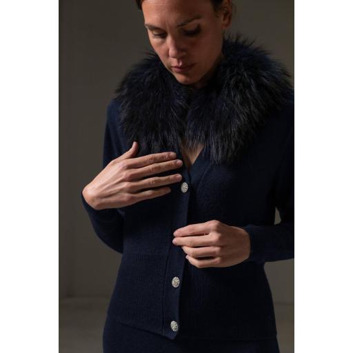 Cardigan joya cashmere navy [1]