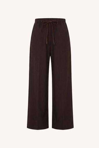 Pantalón Pinstripe marrón [0]