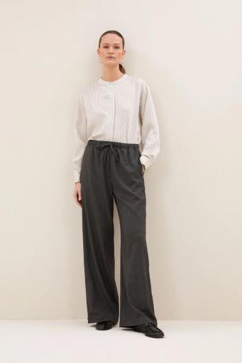 Pantalones de espiga negra Herringbone [2]