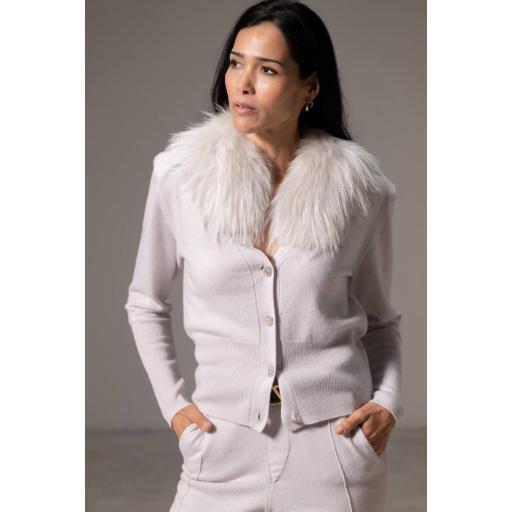 Cardigan joya cashmere snowflake