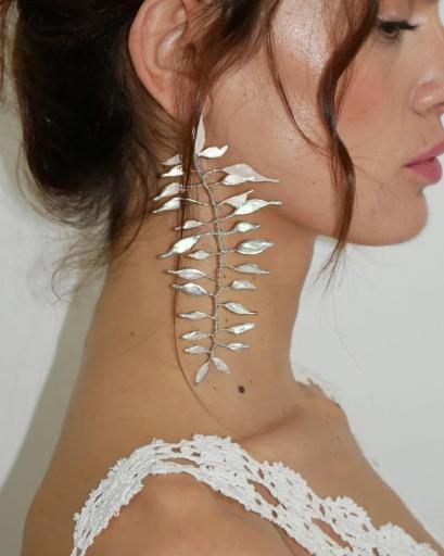 Pendientes Efímero nieve [1]