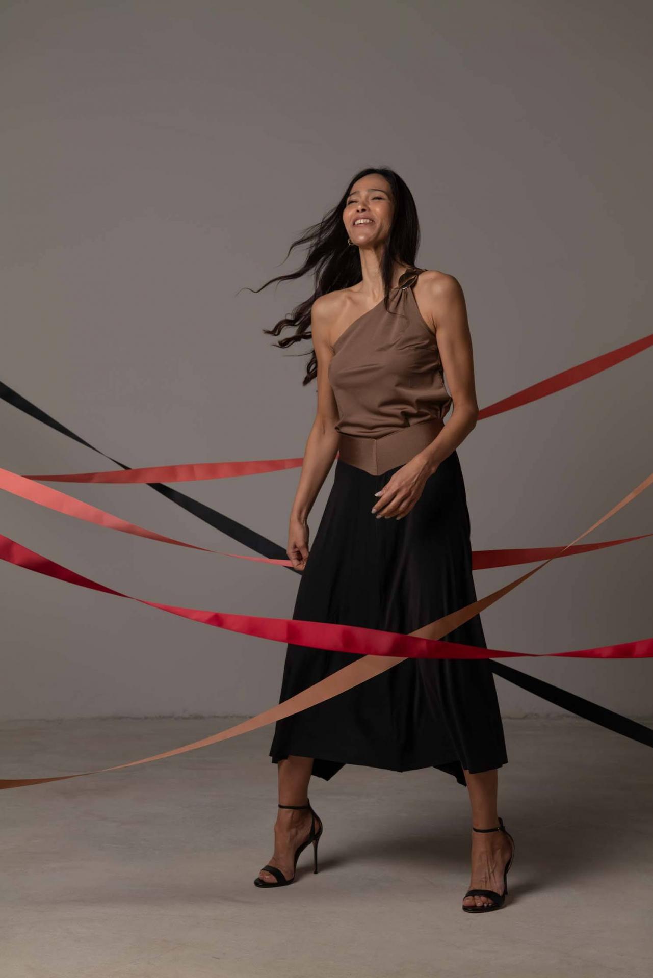 Falda Valentina bronce