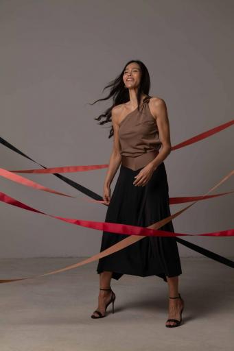 Falda Valentina bronce [0]